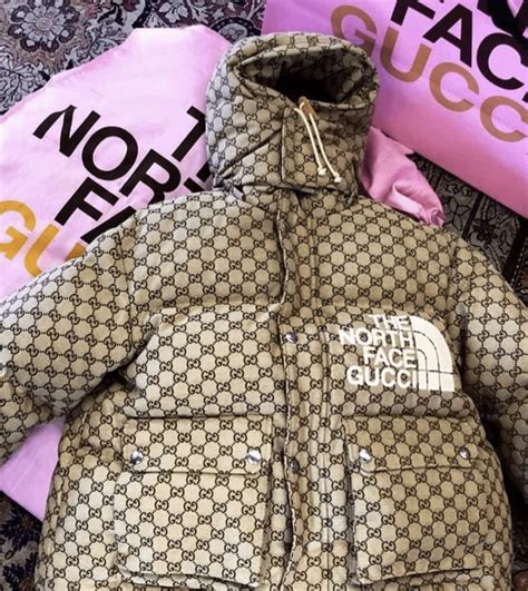 gucci the north face jas|north face gucci puffer vest.